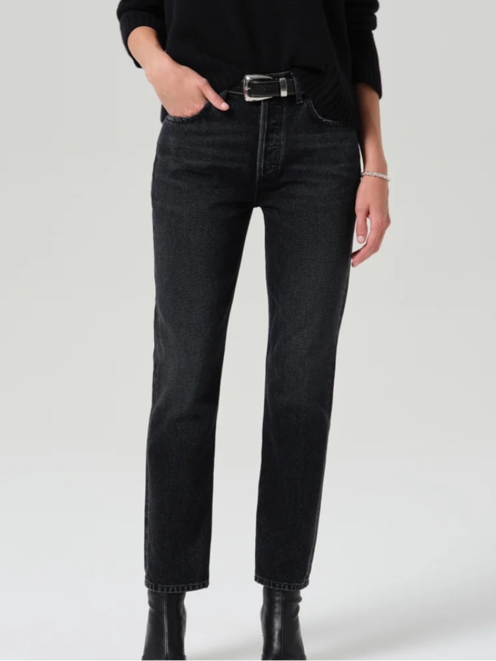 Citizens of humanity charlotte Black High-Rise Straight Leg Women’s Jeans